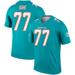 Youth Adam Joseph Duhe Miami Dolphins No.77 Legend Inverted Jersey - Aqua