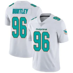 Youth Alex Huntley Miami Dolphins No.96 limited Vapor Untouchable Jersey - White