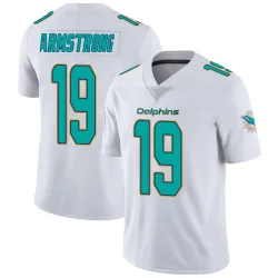 Youth Andrew Armstrong Miami Dolphins No.19 limited Vapor Untouchable Jersey - White