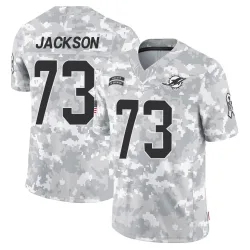 Youth Austin Jackson Miami Dolphins No.73 Limited 2024 Salute to Service Jersey - Arctic Camo