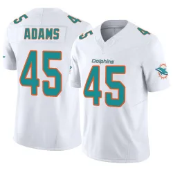 Youth BJ Adams Miami Dolphins No.45 Limited Vapor F.U.S.E. Jersey - White