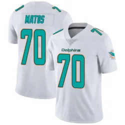 Youth Bayron Matos Miami Dolphins No.70 limited Vapor Untouchable Jersey - White