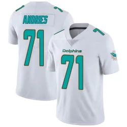 Youth Blaise Andries Miami Dolphins No.71 limited Vapor Untouchable Jersey - White