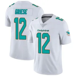 Youth Bob Griese Miami Dolphins No.12 limited Vapor Untouchable Jersey - White