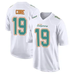 Youth Cody Core Miami Dolphins No.19 Game Fashion Jersey - White