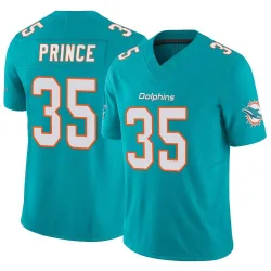 Youth Deneric Prince Miami Dolphins No.35 Limited Vapor F.U.S.E. Jersey - Aqua