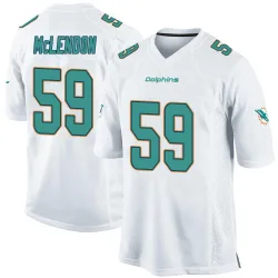 Youth Derrick McLendon Miami Dolphins No.59 Game Jersey - White