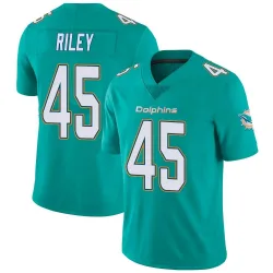 Youth Duke Riley Miami Dolphins No.45 Limited Team Color Vapor Untouchable Jersey - Aqua