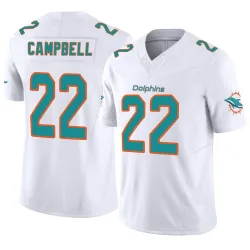 Youth Elijah Campbell Miami Dolphins No.22 Limited Vapor F.U.S.E. Jersey - White