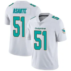 Youth Eugene Asante Miami Dolphins No.51 limited Vapor Untouchable Jersey - White