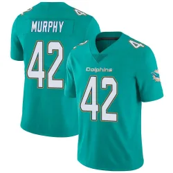 Youth Grayson Murphy Miami Dolphins No.42 Limited Team Color Vapor Untouchable Jersey - Aqua