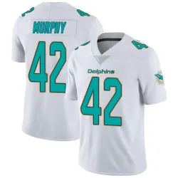 Youth Grayson Murphy Miami Dolphins No.42 limited Vapor Untouchable Jersey - White