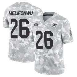 Youth Ifeatu Melifonwu Miami Dolphins No.26 Limited 2024 Salute to Service Jersey - Arctic Camo