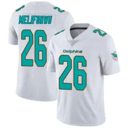 Youth Ifeatu Melifonwu Miami Dolphins No.26 limited Vapor Untouchable Jersey - White