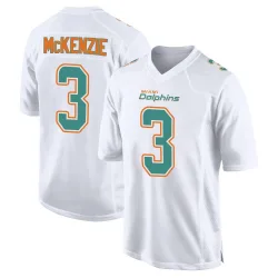 Youth Isaiah McKenzie Miami Dolphins No.3 Game Fashion Jersey - White