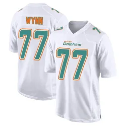 Youth Isaiah Wynn Miami Dolphins No.77 Game Fashion Jersey - White