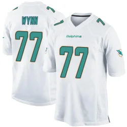 Youth Isaiah Wynn Miami Dolphins No.77 Game Jersey - White