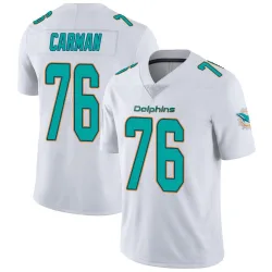 Youth Jackson Carman Miami Dolphins No.76 limited Vapor Untouchable Jersey - White