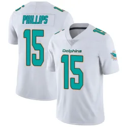 Youth Jaelan Phillips Miami Dolphins No.15 limited Vapor Untouchable Jersey - White