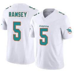 Youth Jalen Ramsey Miami Dolphins No.5 Limited Vapor F.U.S.E. Jersey - White
