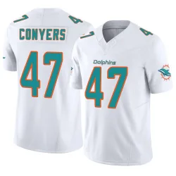 Youth Jalin Conyers Miami Dolphins No.47 Limited Vapor F.U.S.E. Jersey - White