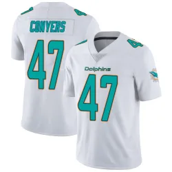 Youth Jalin Conyers Miami Dolphins No.47 limited Vapor Untouchable Jersey - White