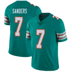 Youth Jason Sanders Miami Dolphins No.7 Limited Alternate Vapor Untouchable Jersey - Aqua