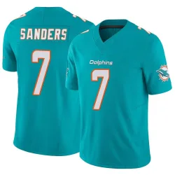 Youth Jason Sanders Miami Dolphins No.7 Limited Vapor F.U.S.E. Jersey - Aqua