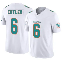 Youth Jay Cutler Miami Dolphins No.6 Limited Vapor F.U.S.E. Jersey - White