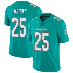 Youth Jaylen Wright Miami Dolphins No.25 Limited Team Color Vapor Untouchable Jersey - Aqua