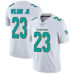 Youth Jeff Wilson Jr. Miami Dolphins No.23 limited Vapor Untouchable Jersey - White