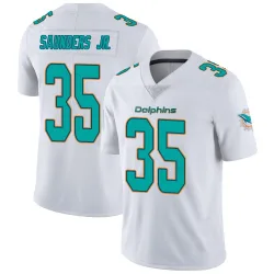 Youth John Saunders Jr. Miami Dolphins No.35 limited Vapor Untouchable Jersey - White