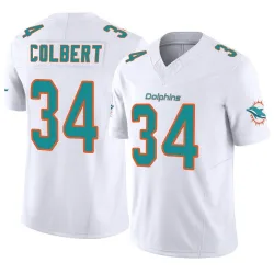 Youth Jordan Colbert Miami Dolphins No.34 Limited Vapor F.U.S.E. Jersey - White