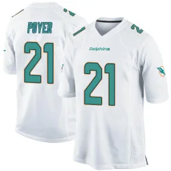 Youth Jordan Poyer Miami Dolphins No.21 Game Jersey - White