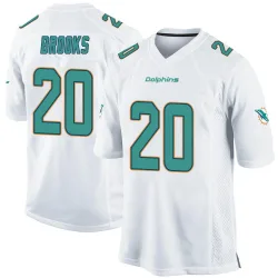 Youth Jordyn Brooks Miami Dolphins No.20 Game Jersey - White