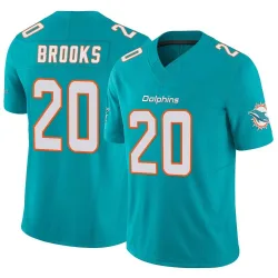 Youth Jordyn Brooks Miami Dolphins No.20 Limited Vapor F.U.S.E. Jersey - Aqua