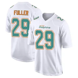 Youth Kendall Fuller Miami Dolphins No.29 Game Fashion Jersey - White