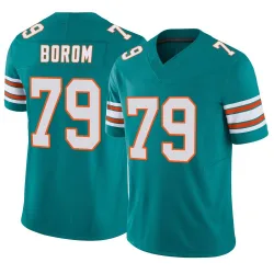 Youth Larry Borom Miami Dolphins No.79 Limited Alternate Vapor F.U.S.E. Jersey - Aqua