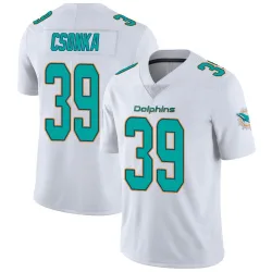 Youth Larry Csonka Miami Dolphins No.39 limited Vapor Untouchable Jersey - White