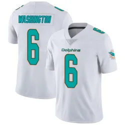 Youth Malik Washington Miami Dolphins No.6 limited Vapor Untouchable Jersey - White