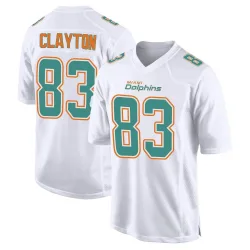 Youth Mark Clayton Miami Dolphins No.83 Game Fashion Jersey - White
