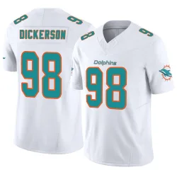 Youth Matt Dickerson Miami Dolphins No.98 Limited Vapor F.U.S.E. Jersey - White