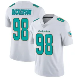 Youth Matt Dickerson Miami Dolphins No.98 limited Vapor Untouchable Jersey - White