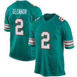 Youth Mike Glennon Miami Dolphins No.2 Game Alternate Jersey - Aqua