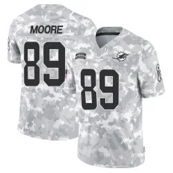 Youth Nat Moore Miami Dolphins No.89 Limited 2024 Salute to Service Jersey - Arctic Camo