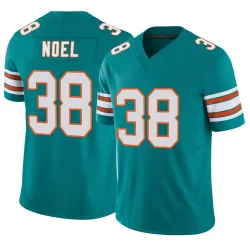 Youth Nate Noel Miami Dolphins No.38 Limited Alternate Vapor F.U.S.E. Jersey - Aqua