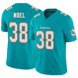 Youth Nate Noel Miami Dolphins No.38 Limited Vapor F.U.S.E. Jersey - Aqua