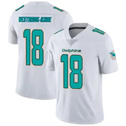 Youth Nick Westbrook-Ikhine Miami Dolphins No.18 limited Vapor Untouchable Jersey - White