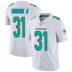 Youth Ollie Gordon II Miami Dolphins No.31 limited Vapor Untouchable Jersey - White
