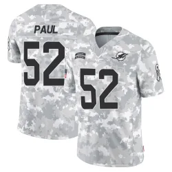 Youth Patrick Paul Miami Dolphins No.52 Limited 2024 Salute to Service Jersey - Arctic Camo